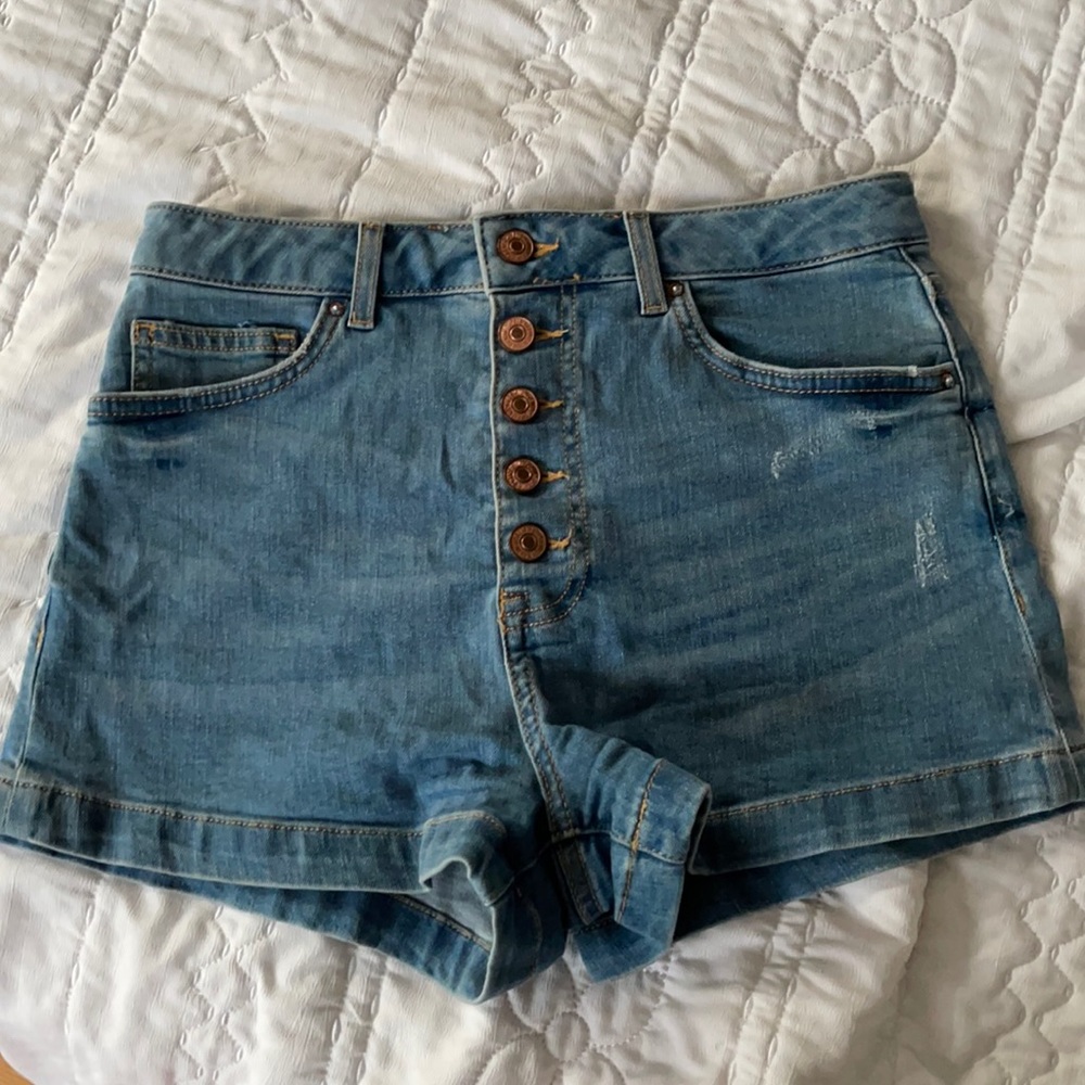 Forever 21 high waisted denim shorts
